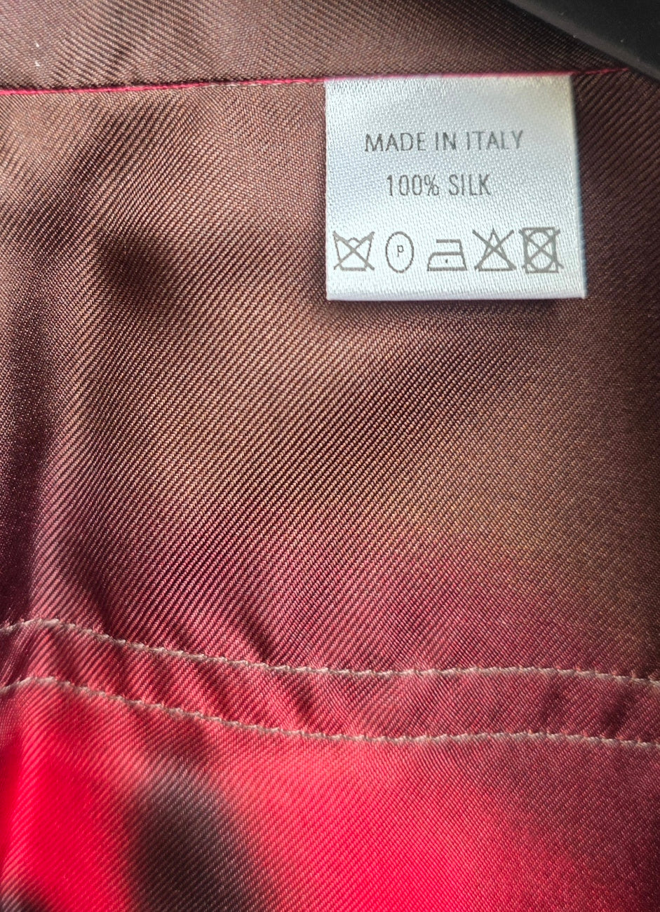 Camicia Kimono Gucci vintage by Tom Ford SS 2001 rossa