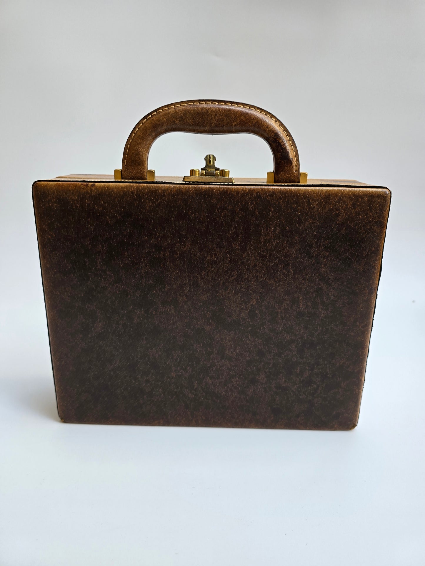 Set da Gioco Poker Gucci Vintage in pelle con dettaglio Horsebit, anni '70
