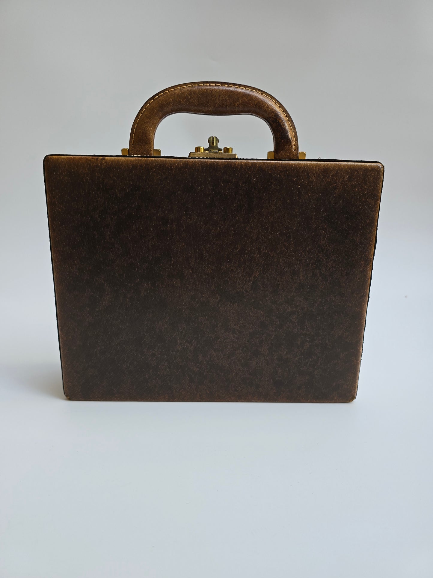 Set da Gioco Poker Gucci Vintage in pelle con dettaglio Horsebit, anni '70
