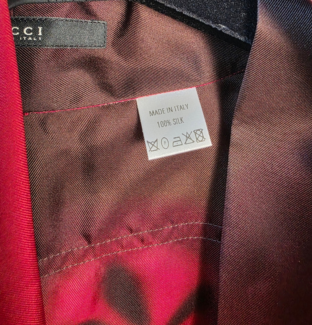 Camicia Kimono Gucci vintage by Tom Ford SS 2001 rossa