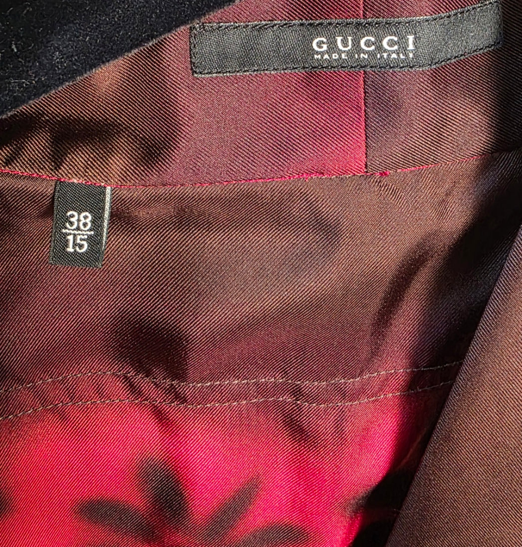 Camicia Kimono Gucci vintage by Tom Ford SS 2001 rossa