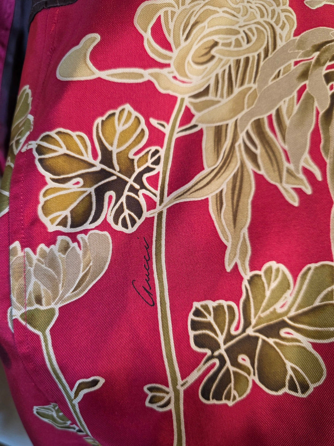 Camicia Kimono Gucci vintage by Tom Ford SS 2001 rossa
