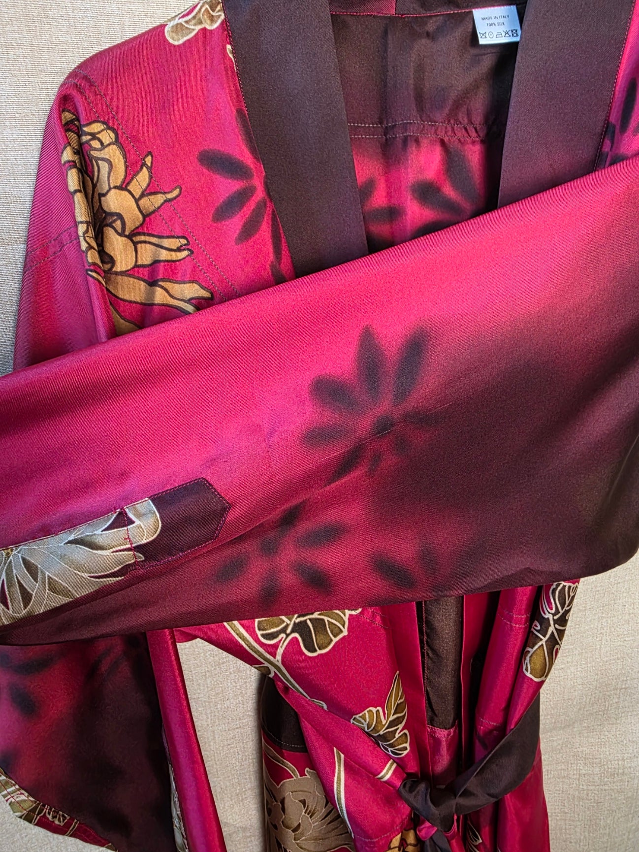 Camicia Kimono Gucci vintage by Tom Ford SS 2001 rossa