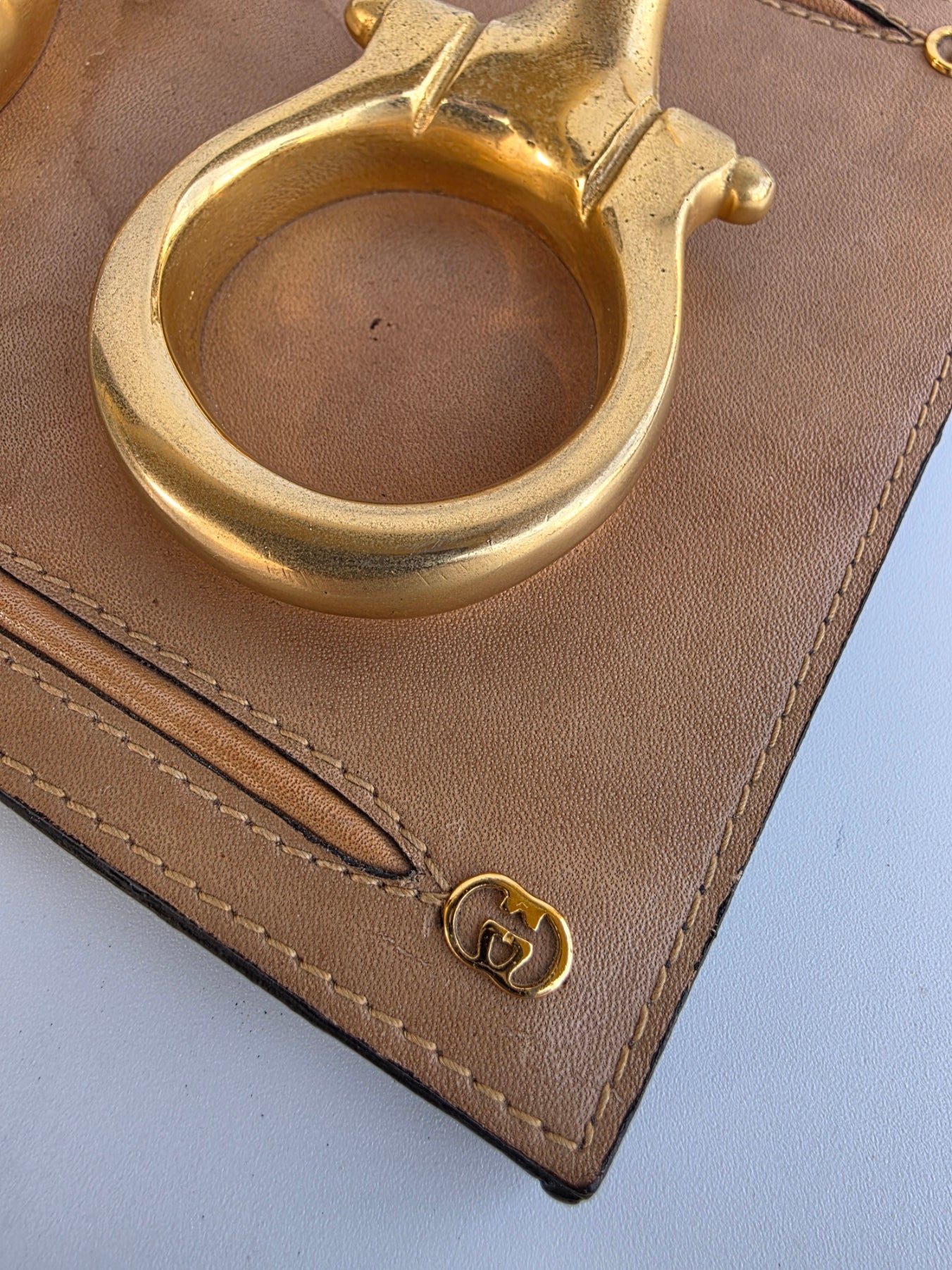 Porta pipe Gucci vintage accessorio da scrivania anni '70