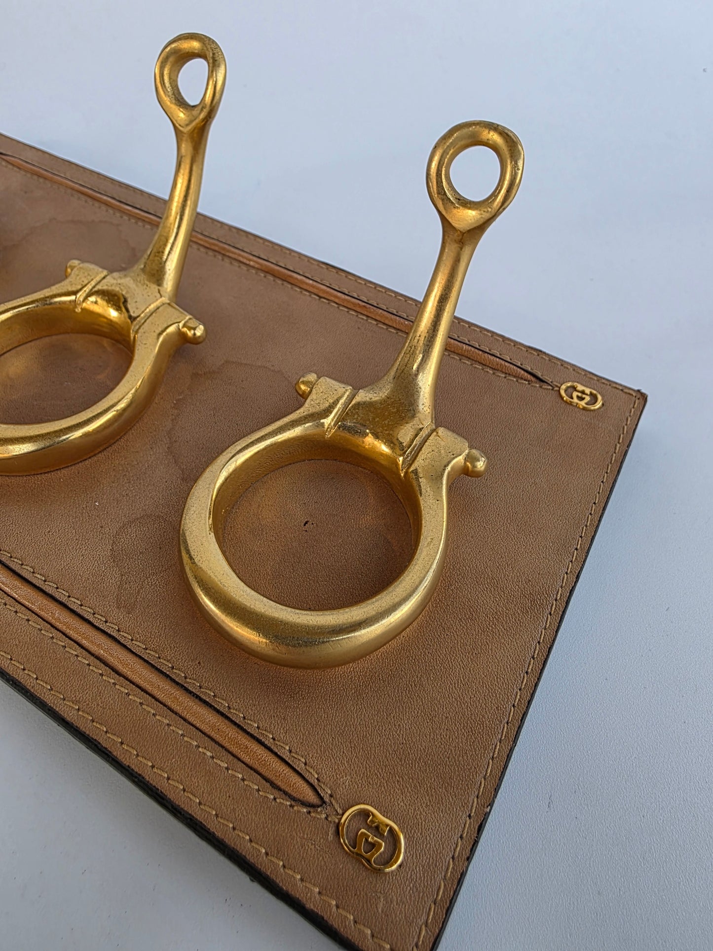 Porta pipe Gucci vintage accessorio da scrivania anni '70