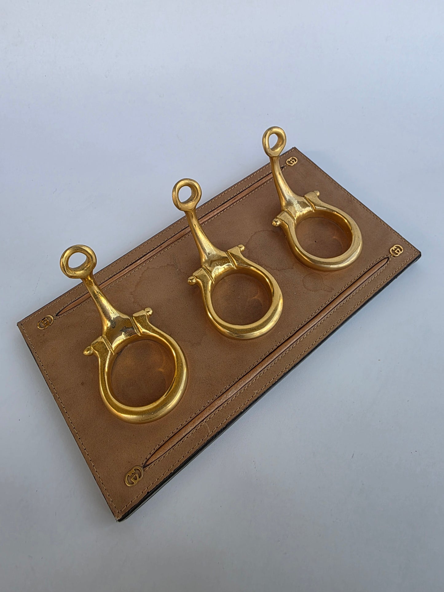 Porta pipe Gucci vintage accessorio da scrivania anni '70