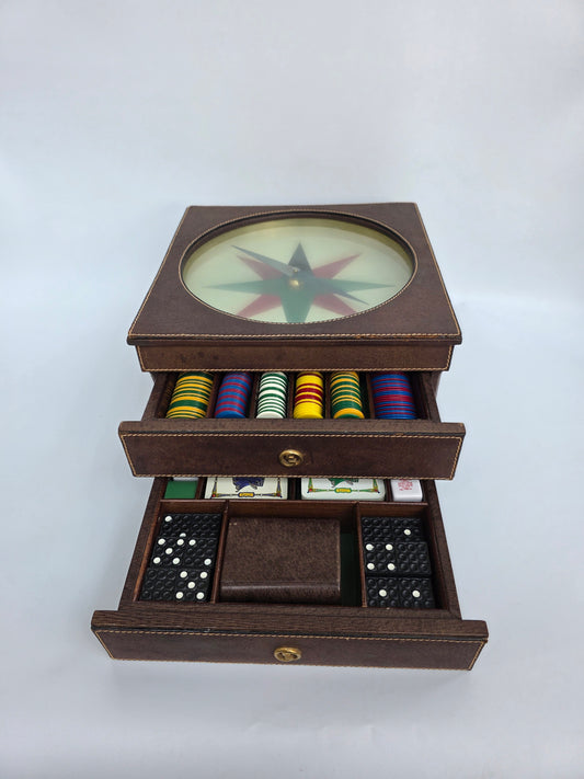 Cofanetto da Gioco Gucci vintage in stile nautico, anni '70