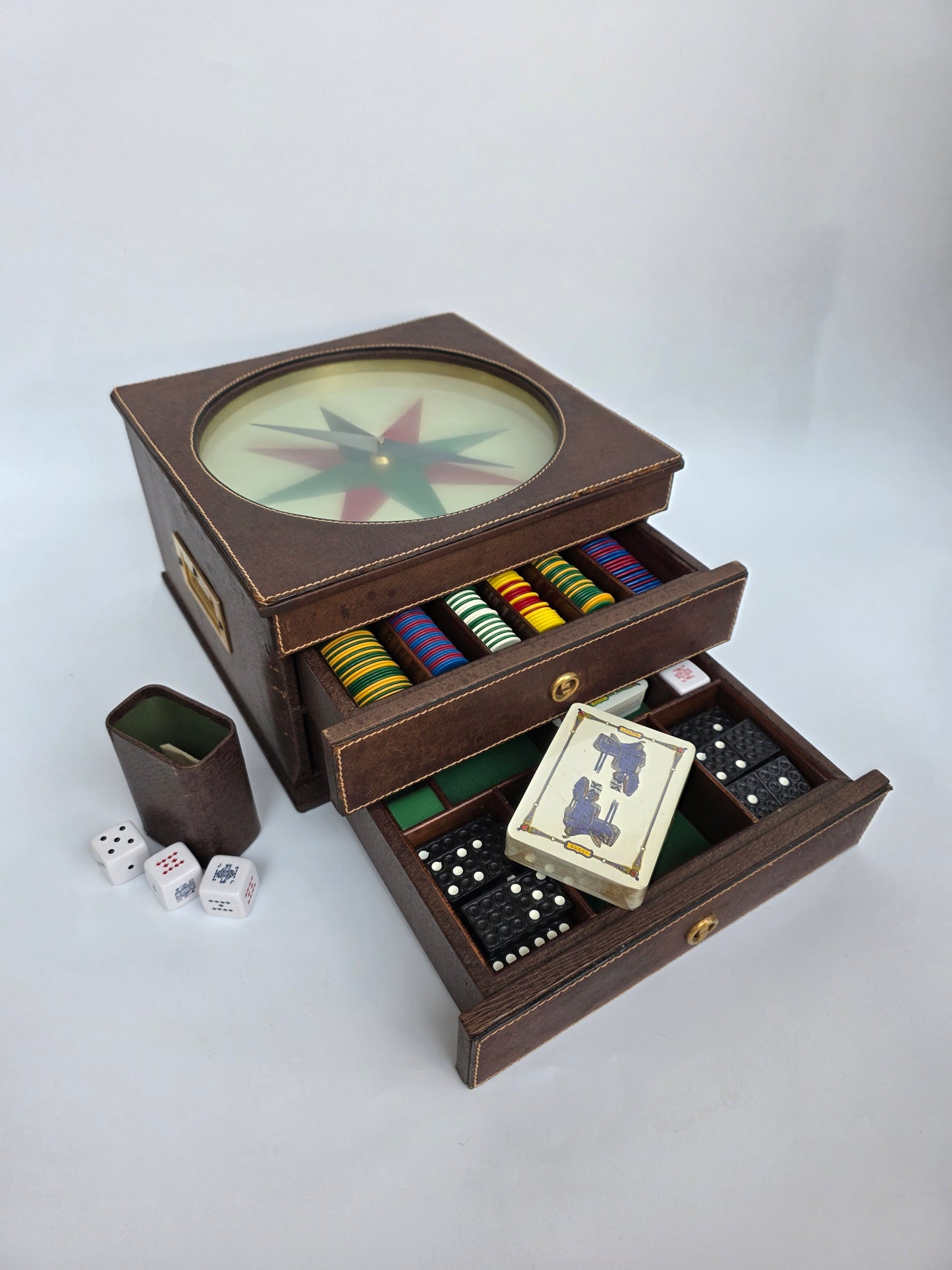 Cofanetto da Gioco Gucci vintage in stile nautico, anni '70