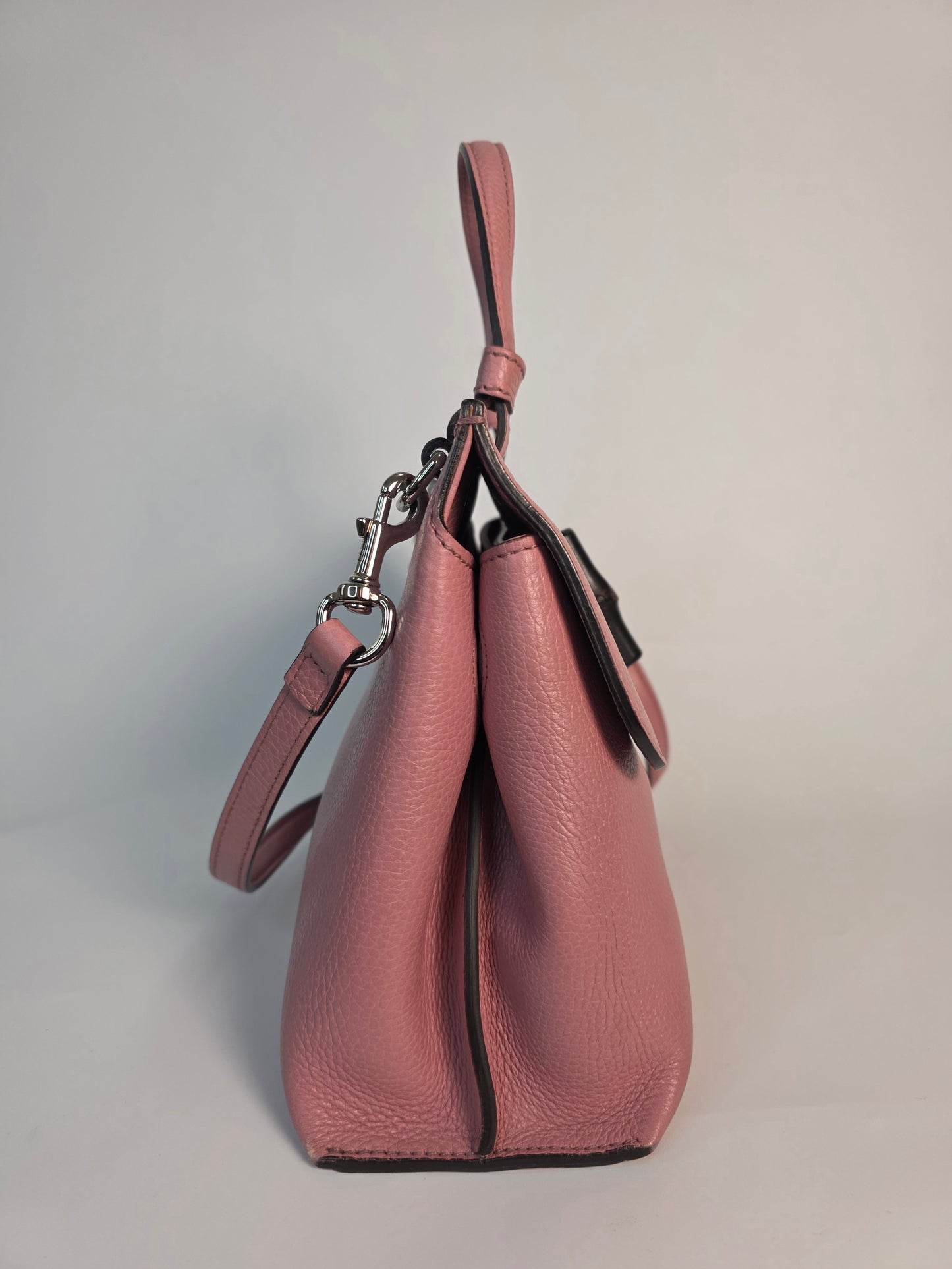 Borsa Gucci Bamboo Daily in pelle rosa