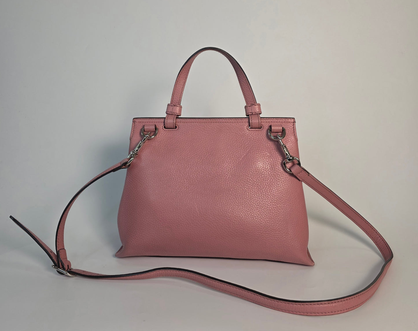 Borsa Gucci Bamboo Daily in pelle rosa