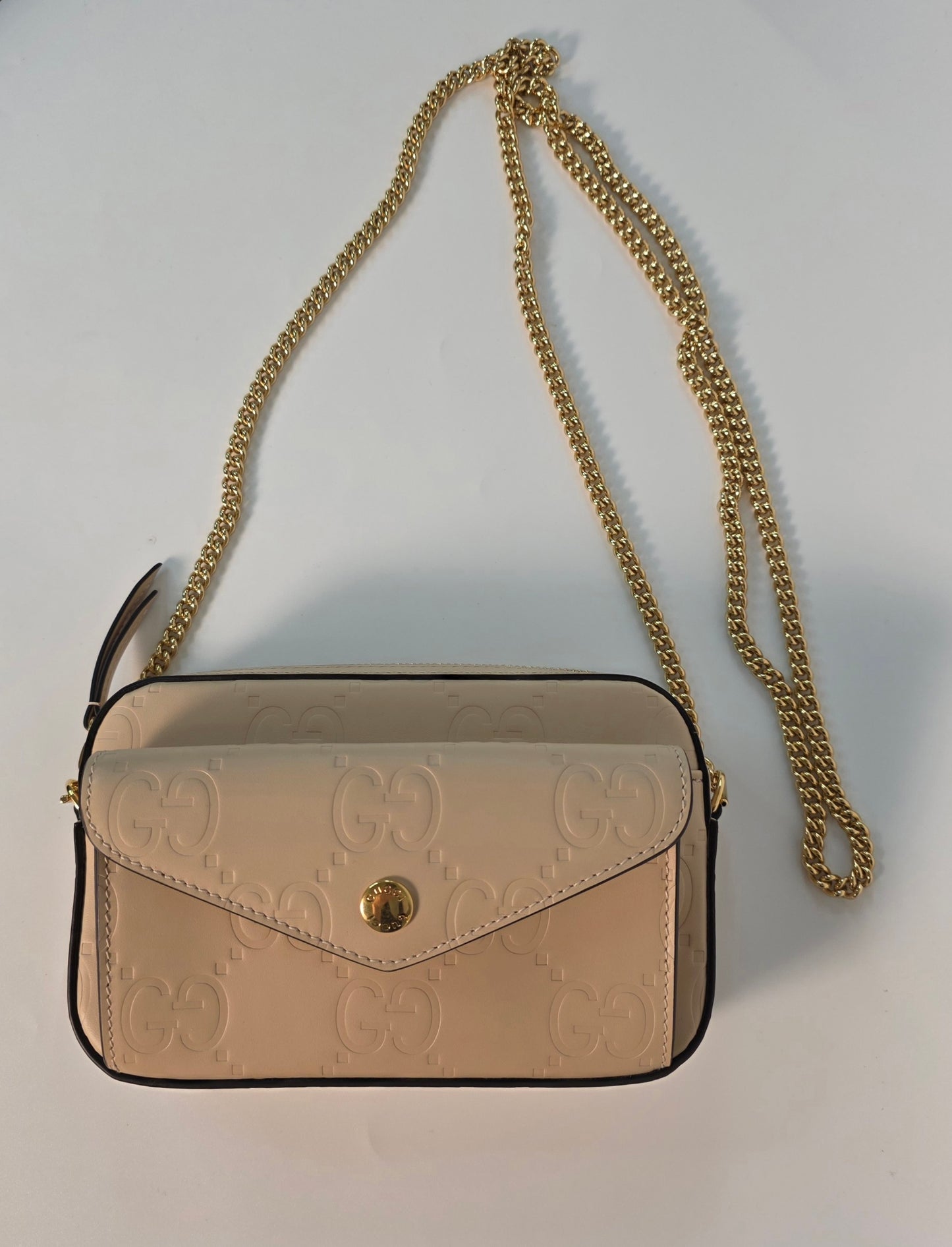 Gucci mini bag GG Matelassè in pelle beige