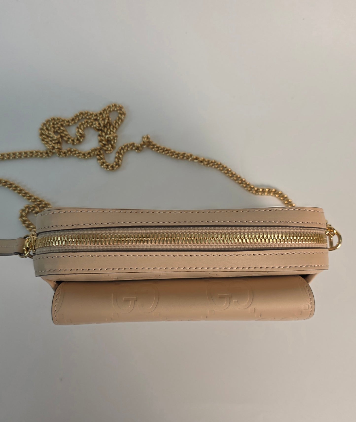 Gucci mini bag GG Matelassè in pelle beige