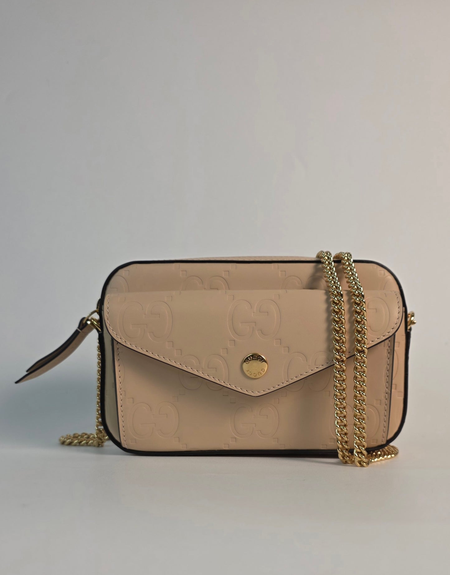 Gucci mini bag GG Matelassè in pelle beige