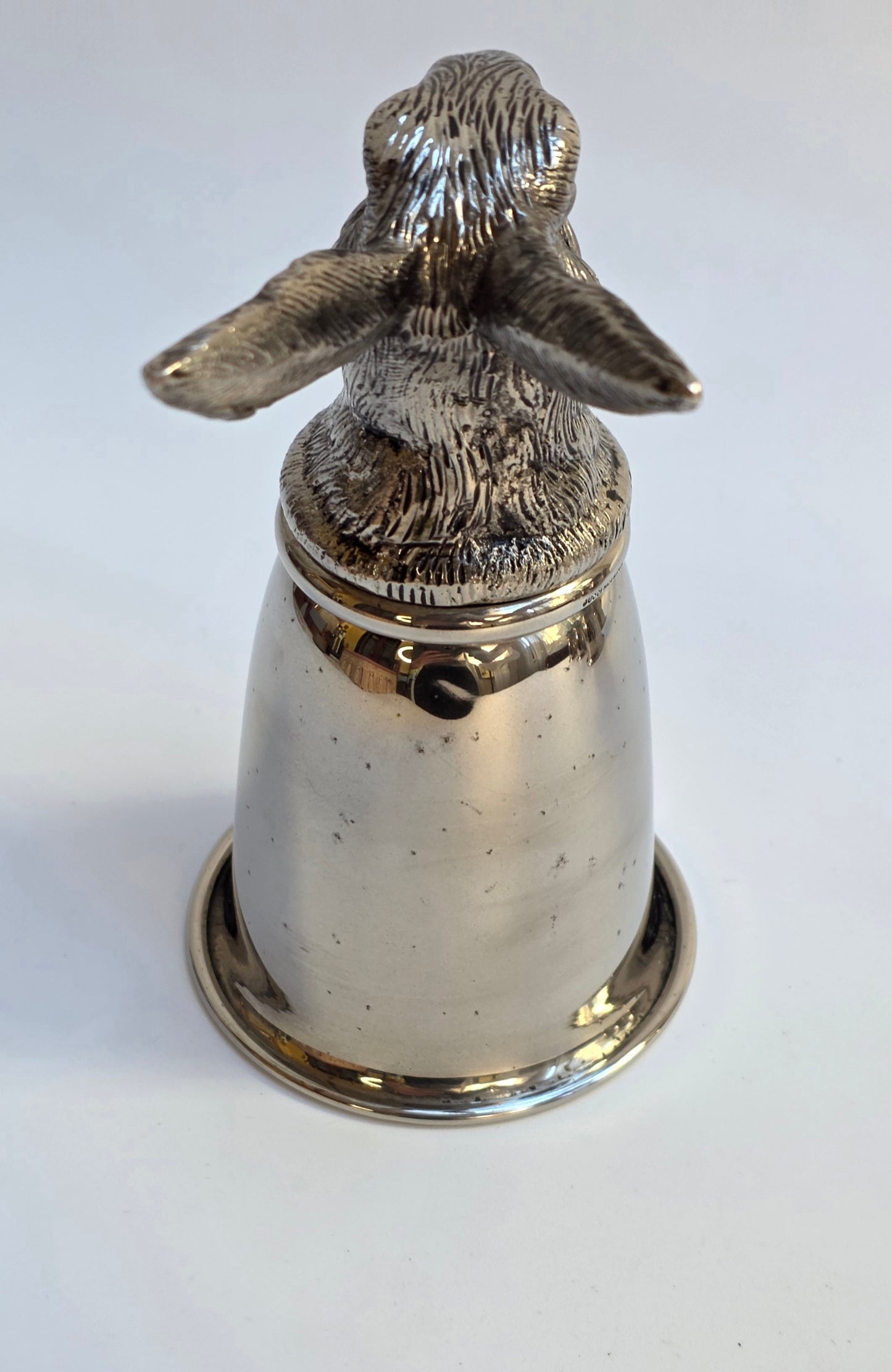 Set 6 Calici Gucci Vintage Anni ‘70, Stirrup Cups "Teste di Animali" in metallo argentato
