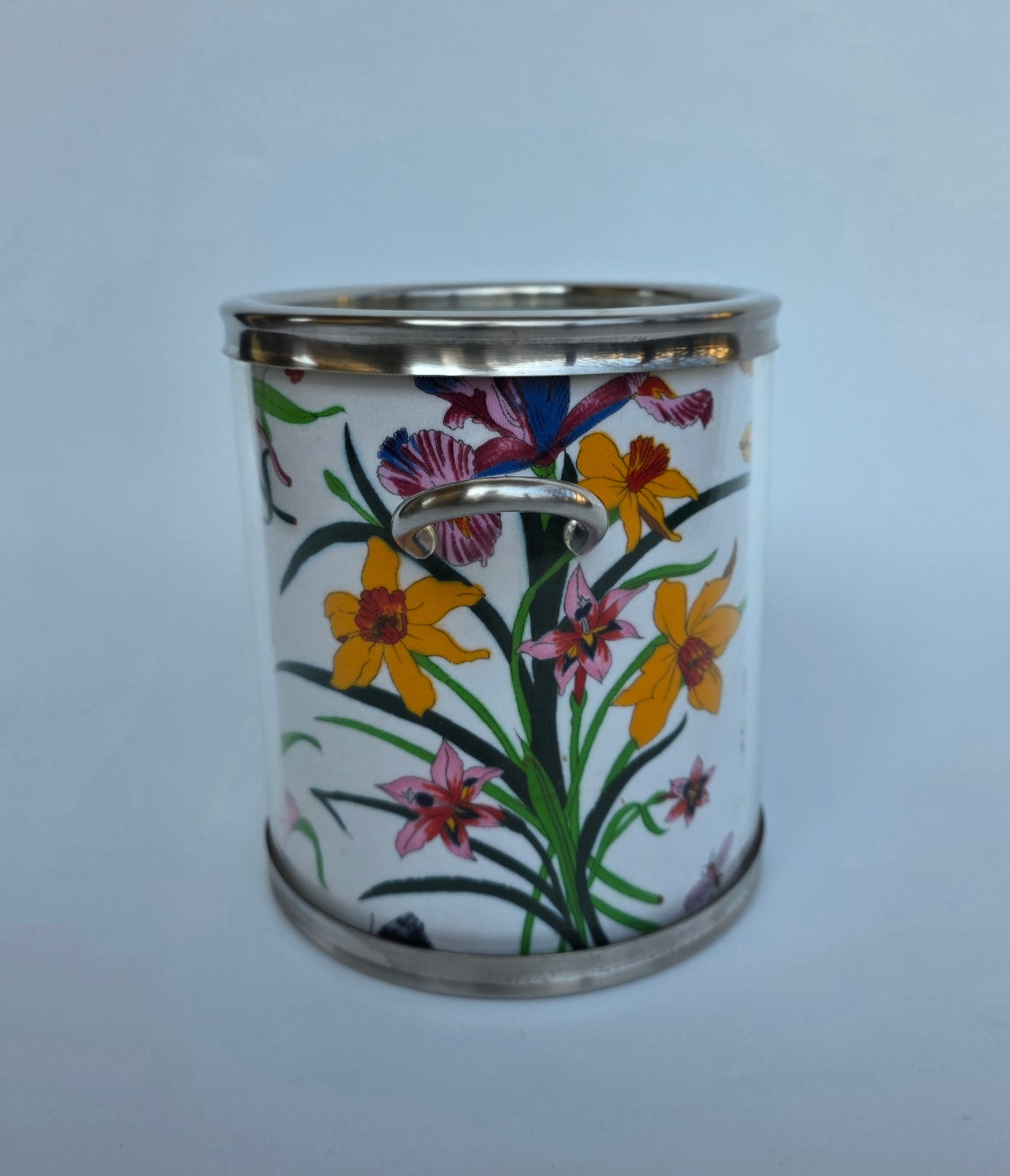 Secchiello da ghiaccio Gucci vintage con motivo Flora