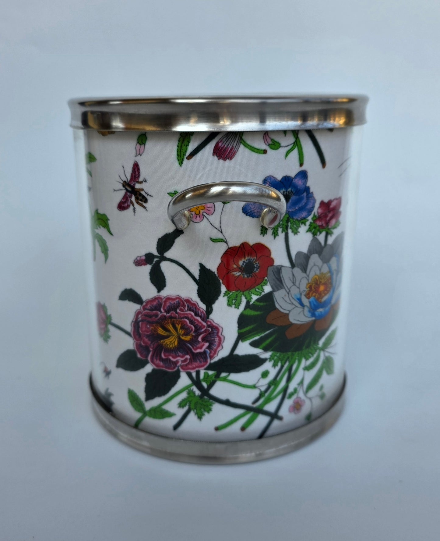 Secchiello da ghiaccio Gucci vintage con motivo Flora