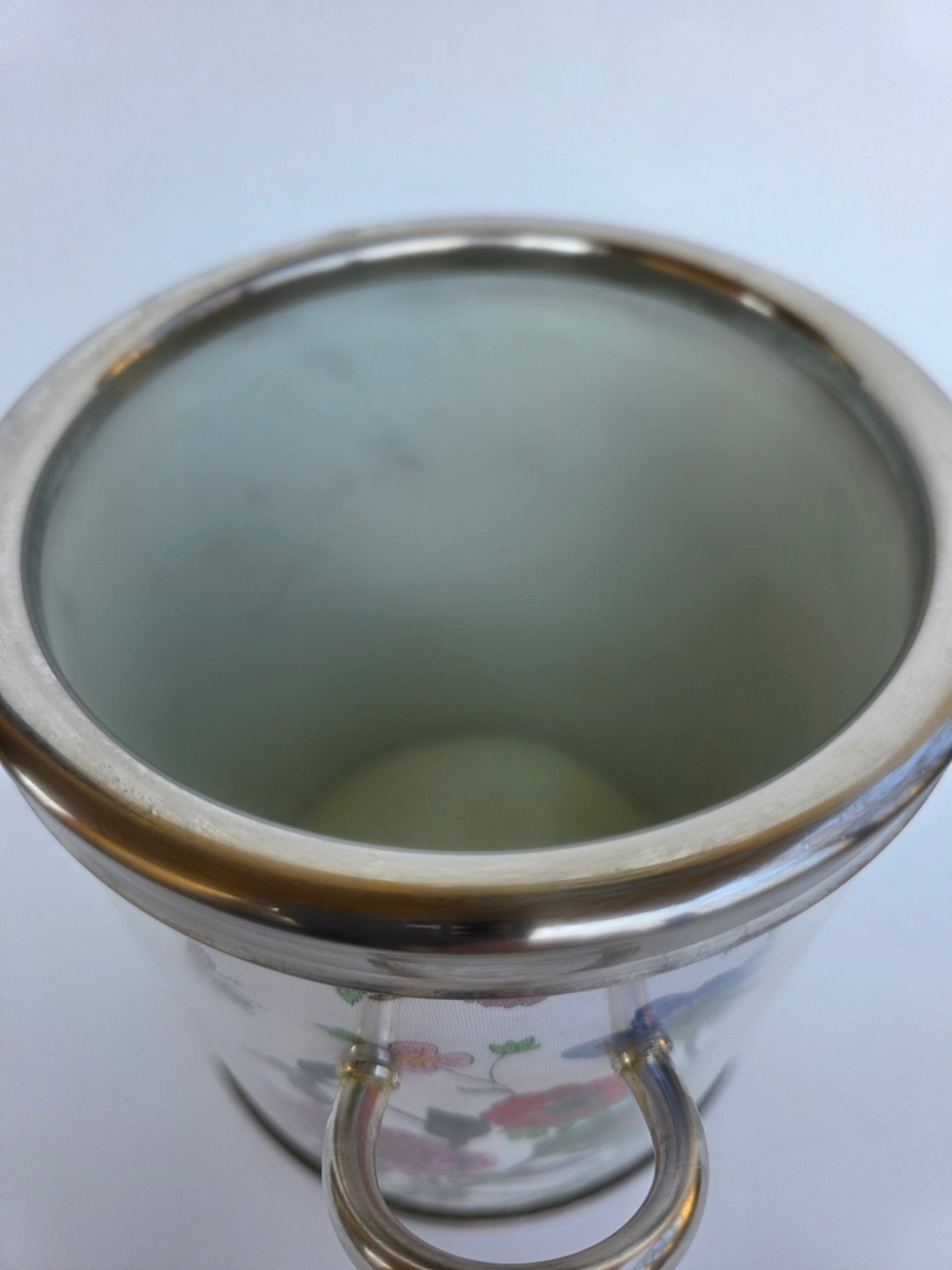 Secchiello da ghiaccio Gucci vintage con motivo Flora