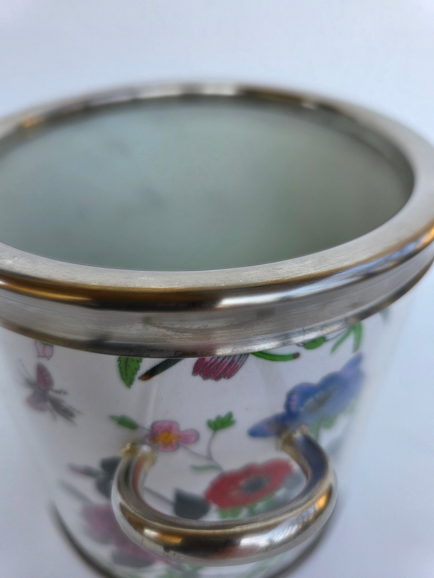 Secchiello da ghiaccio Gucci vintage con motivo Flora