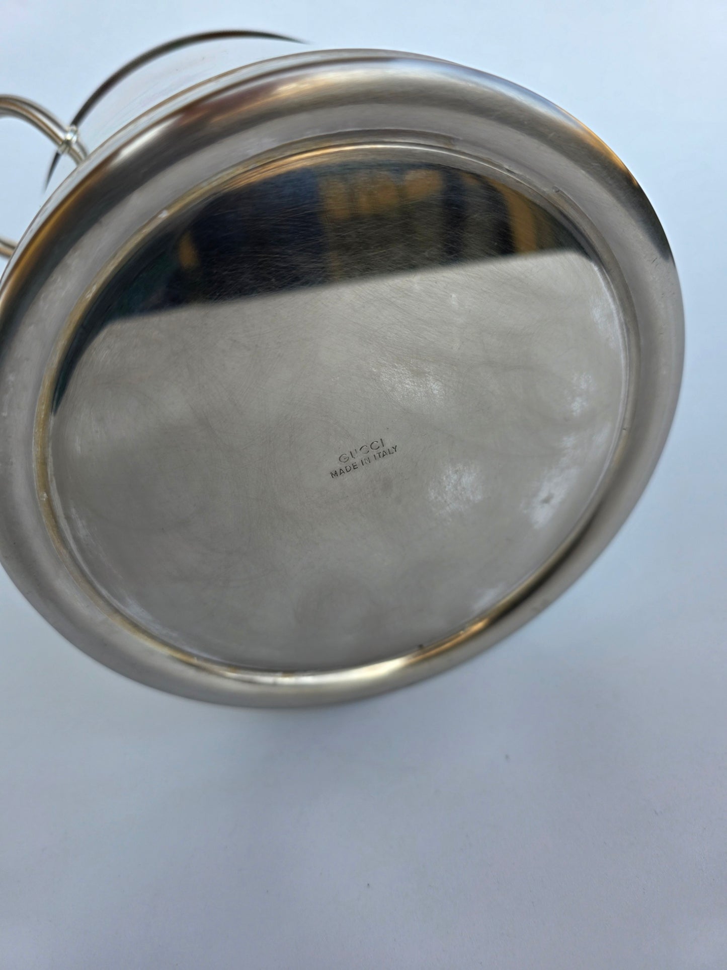 Secchiello da ghiaccio Gucci vintage con motivo Flora