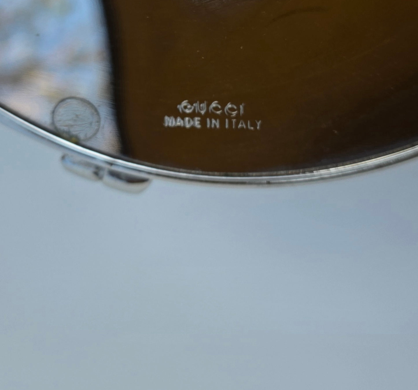 Secchiello da ghiaccio vintage Gucci motivo nautico, anni '70