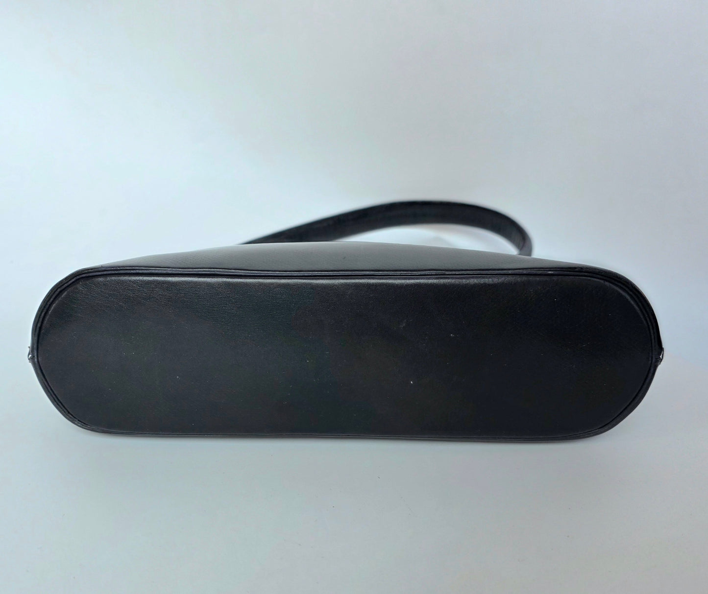 Borsa a mano Gucci Vintage Firenze/Roma in pelle nera, anni '40