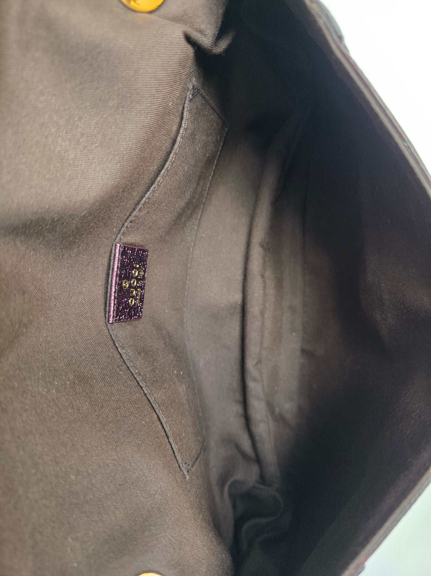 Borsa Gucci vintage Dragon Bag pelle viola, 2004 collezione di Tom Ford