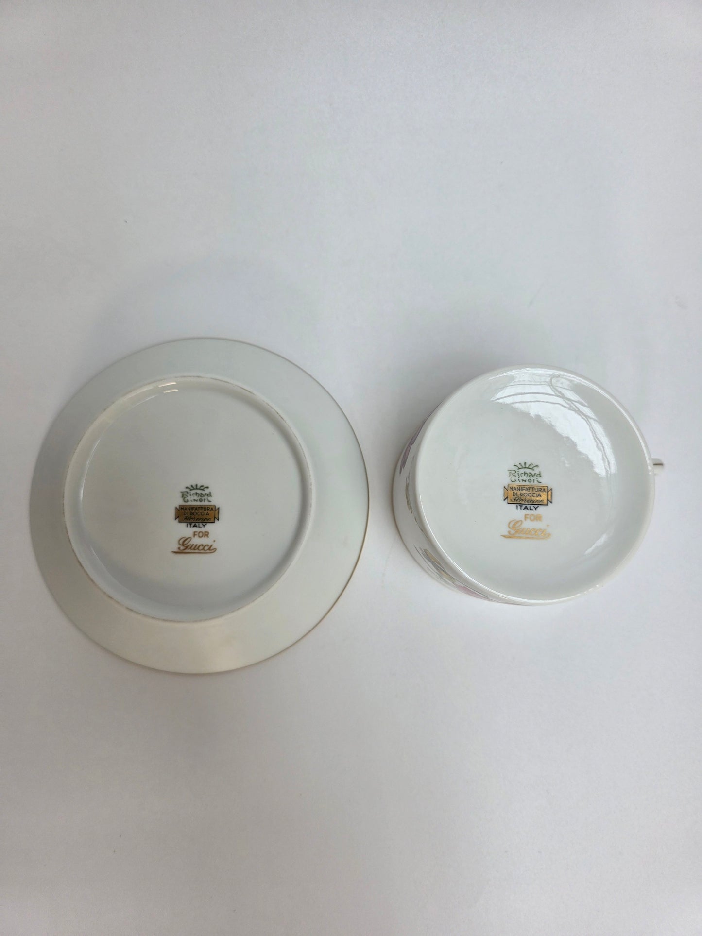 Tazza da tè con piattino Gucci Flora by Richard Ginori