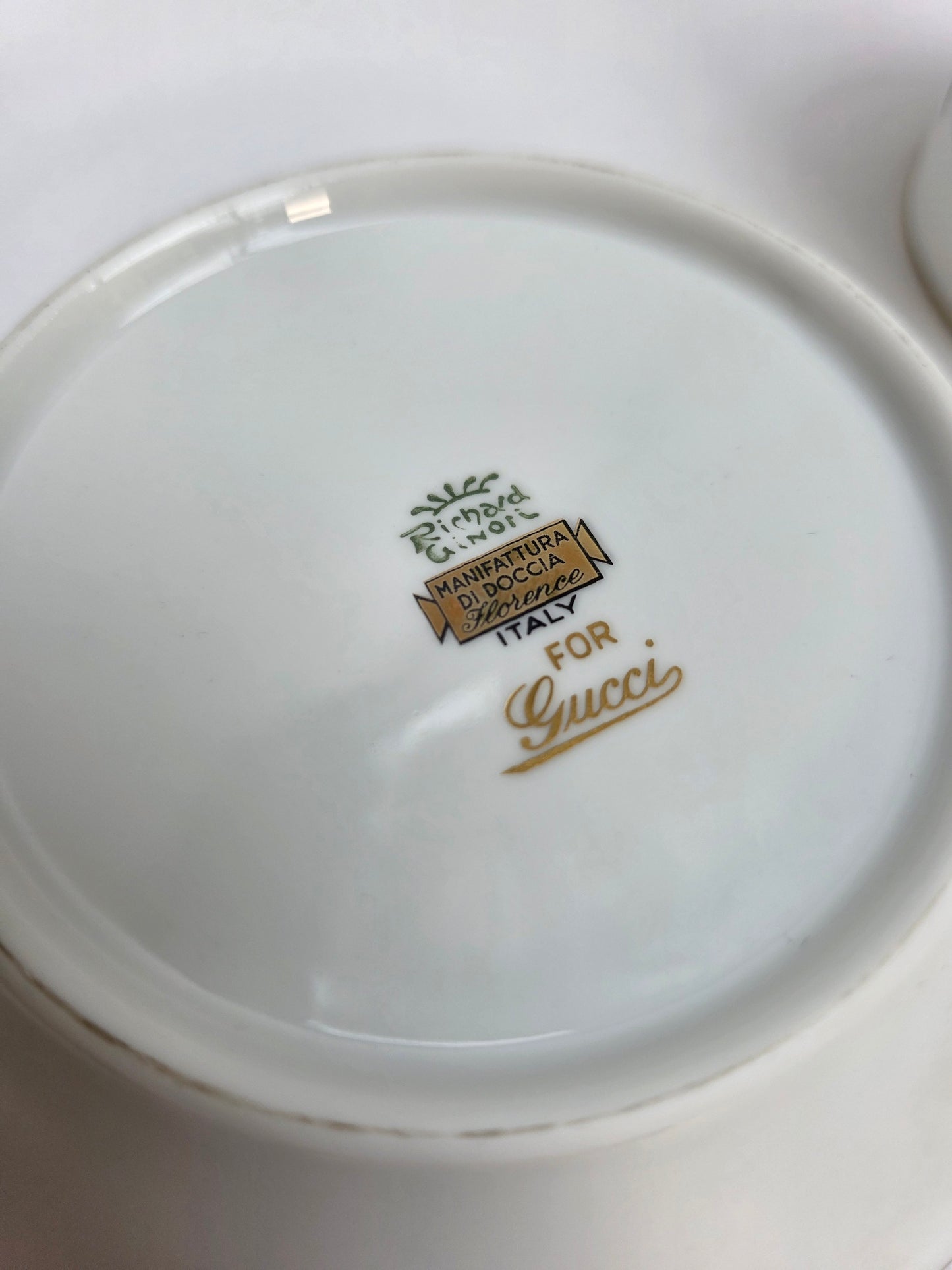 Tazza da tè con piattino Gucci Flora by Richard Ginori