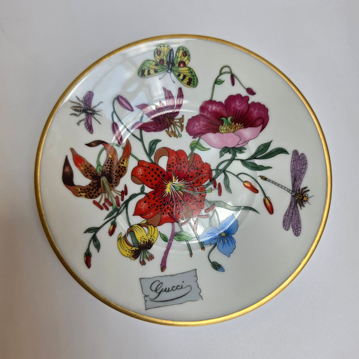 Tazza da tè con piattino Gucci Flora by Bernardaud Limoges