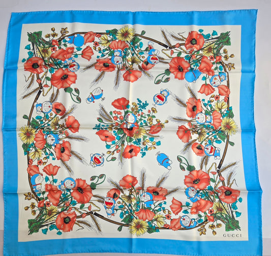 Foulard Gucci Doraemon, collezione 2021