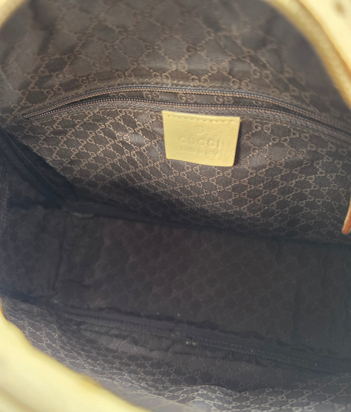 Borsa Vintage GUCCI by Tom Ford in pelle di struzzo Beige, anni '90