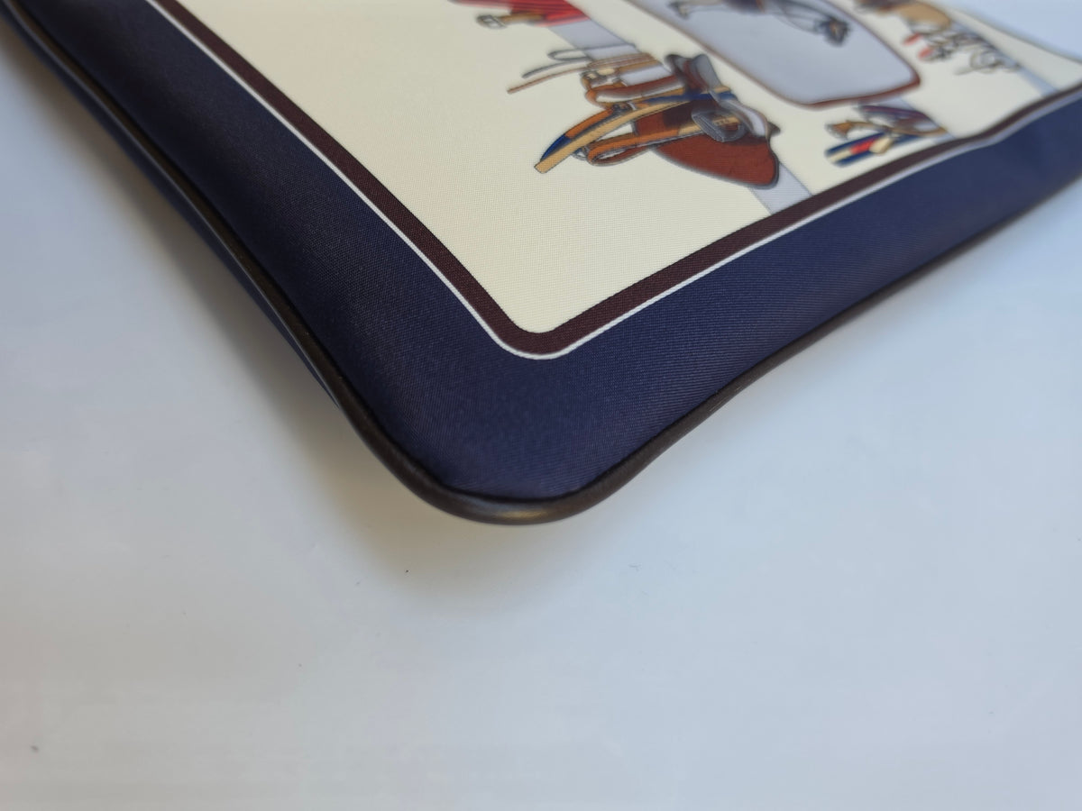 Gucci nylon pouch with Equestrian motif, Limited Edition