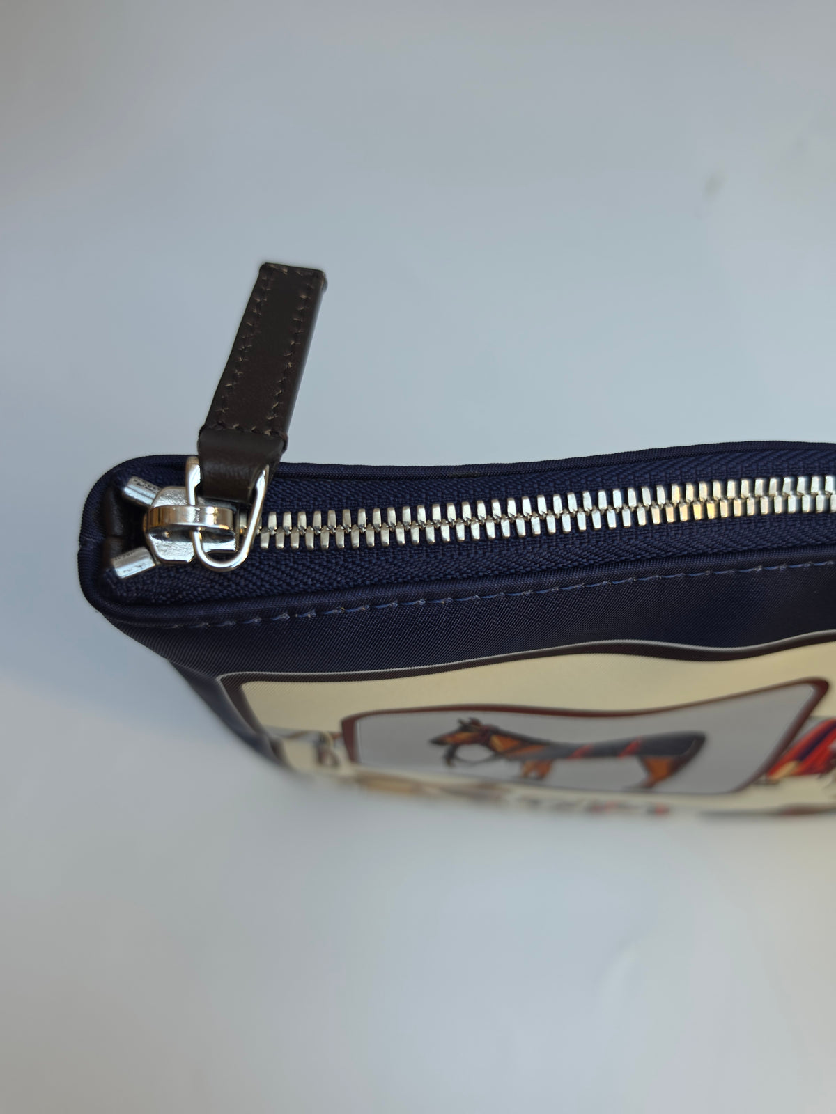 Gucci nylon pouch with Equestrian motif, Limited Edition