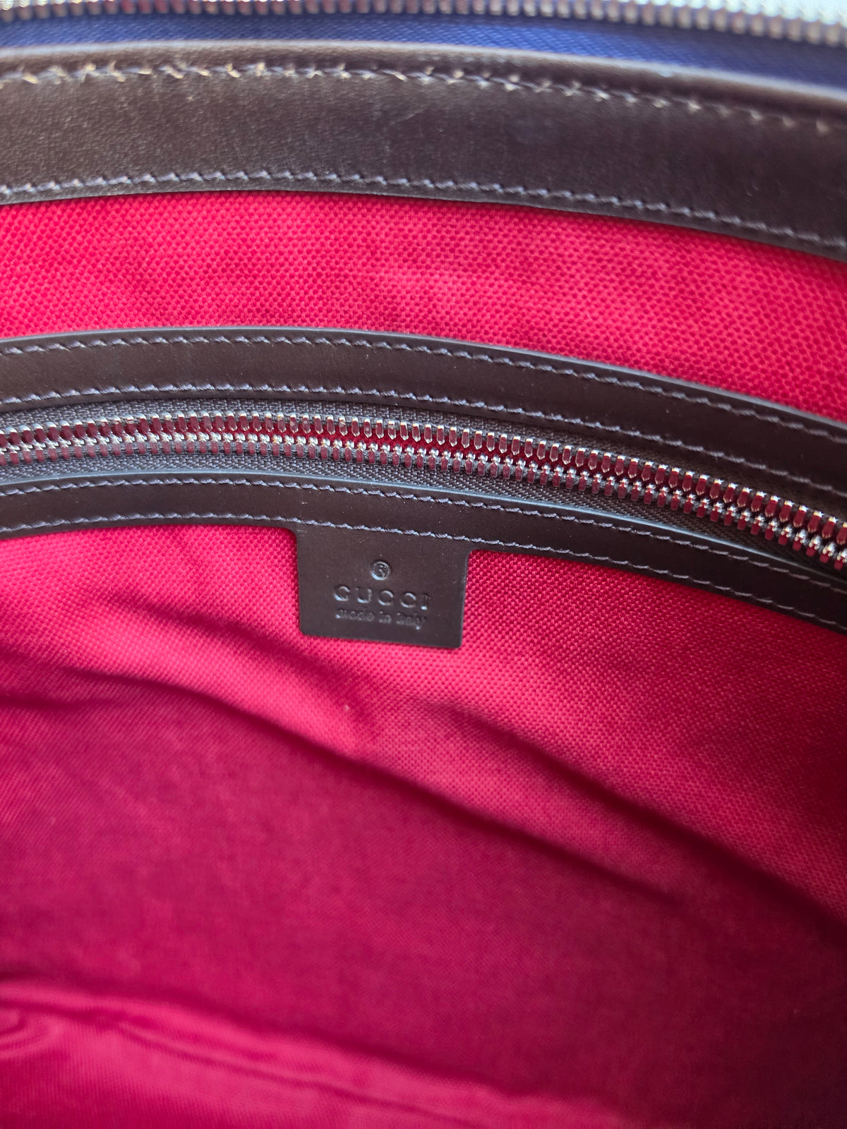 Gucci nylon pouch with Equestrian motif, Limited Edition