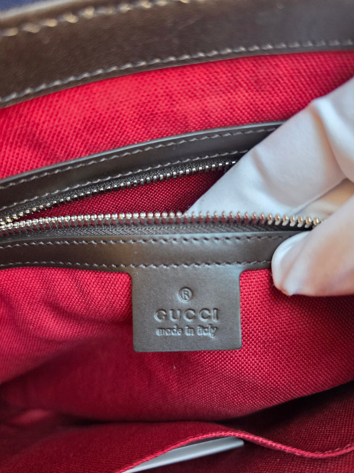 Gucci nylon pouch with Equestrian motif, Limited Edition