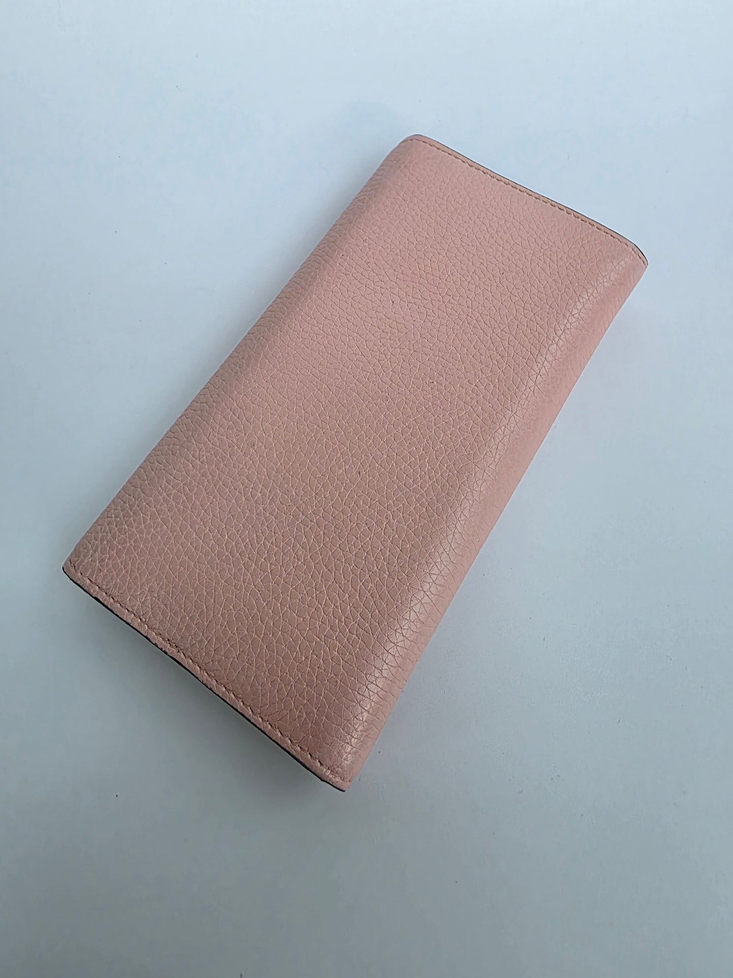 Portafoglio Gucci Blind For Love in pelle rosa cipria