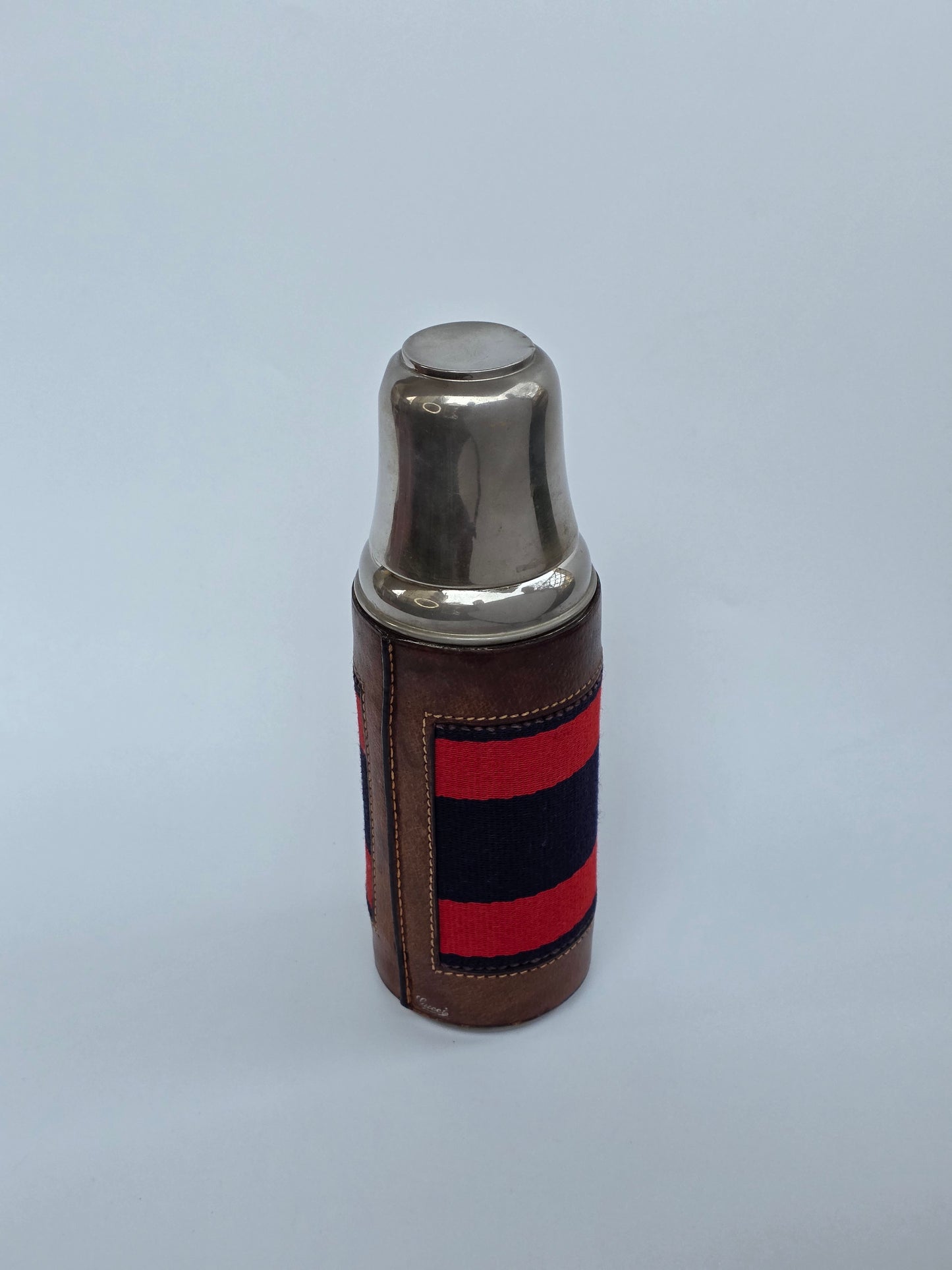 Thermos Gucci Vintage, anni '50-'60 in pelle di cinghiale