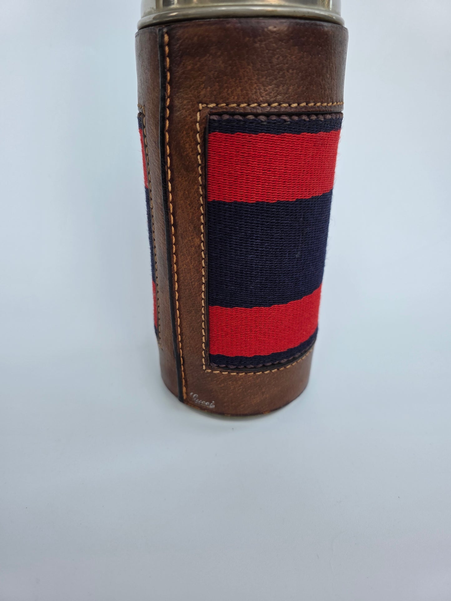 Thermos Gucci Vintage, anni '50-'60 in pelle di cinghiale