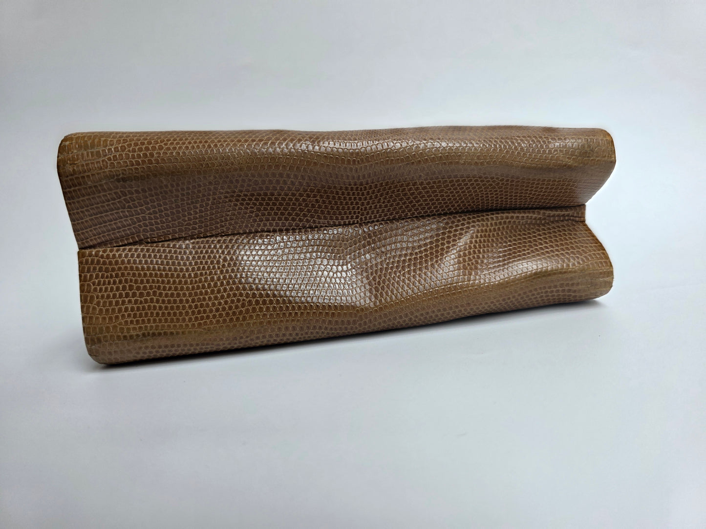 Borsa da sera Gucci vintage in pelle di lucertola con dettaglio Occhio di Tigre, anni '60