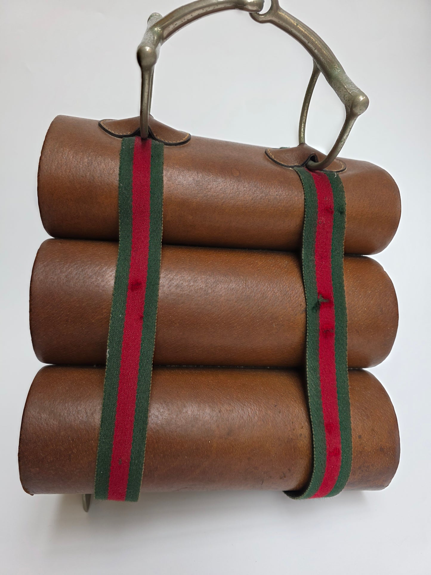 Raro porta bottiglie o riviste Gucci vintage, anni '60