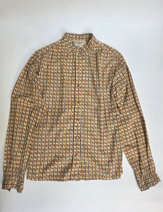 Camicia Gucci vintage motivo Lamponi, anni '70
